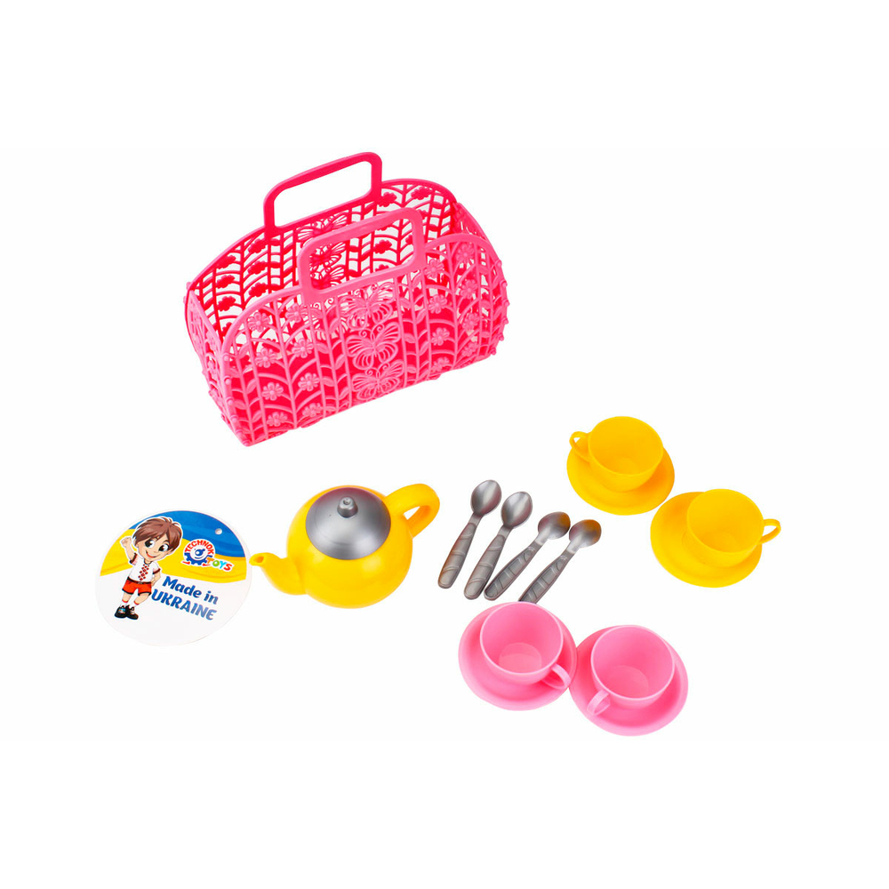Фото, Відеоогляди іграшка "кошичок з набором посуду технок", арт.1608