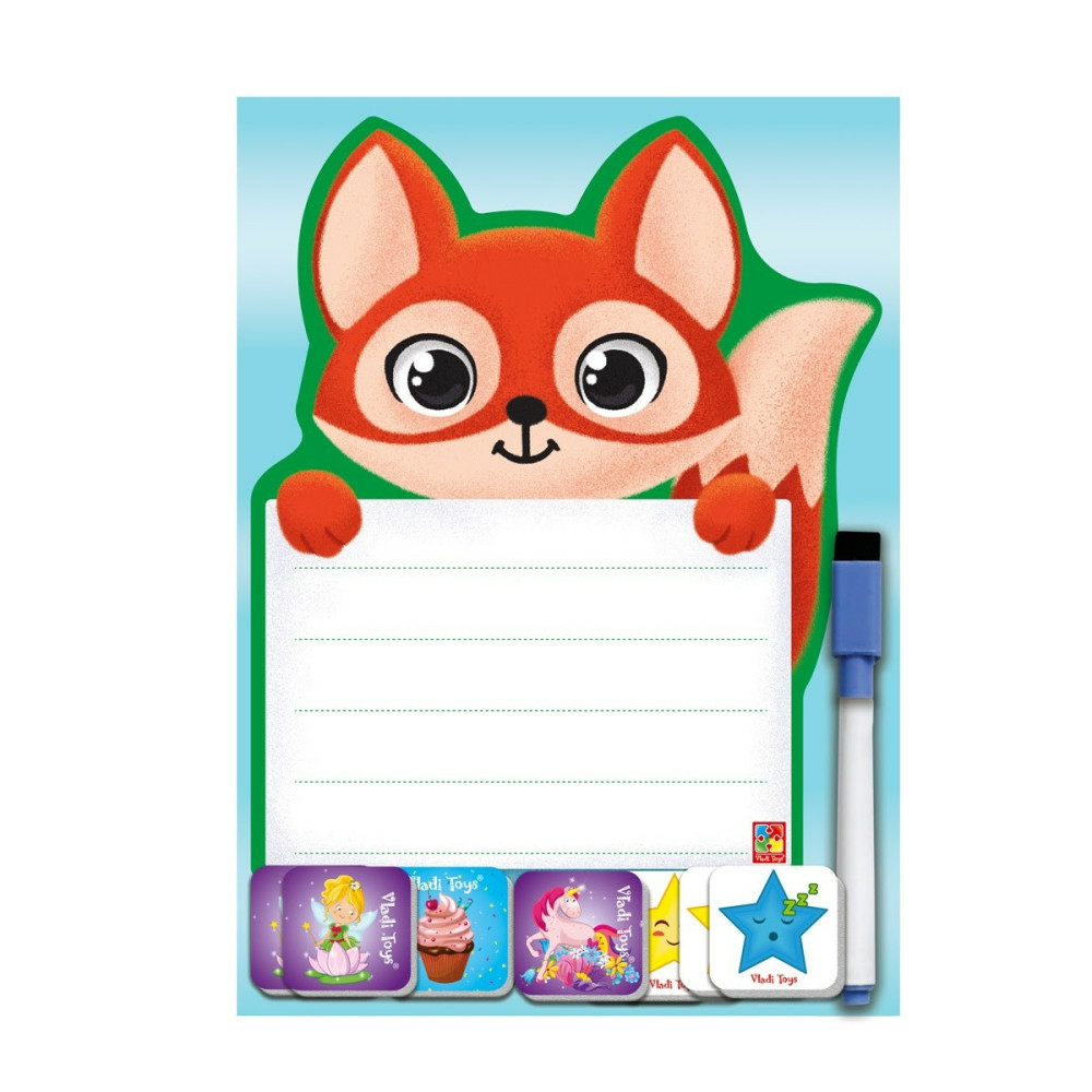 Фото, Видеообзоры магнітна дошка «лисиця» vt3601-21