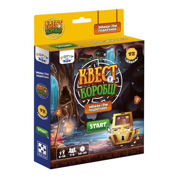 Гра настільна Vladi Toys розважальна. Квест у коробці Відеогра. VT5902-03