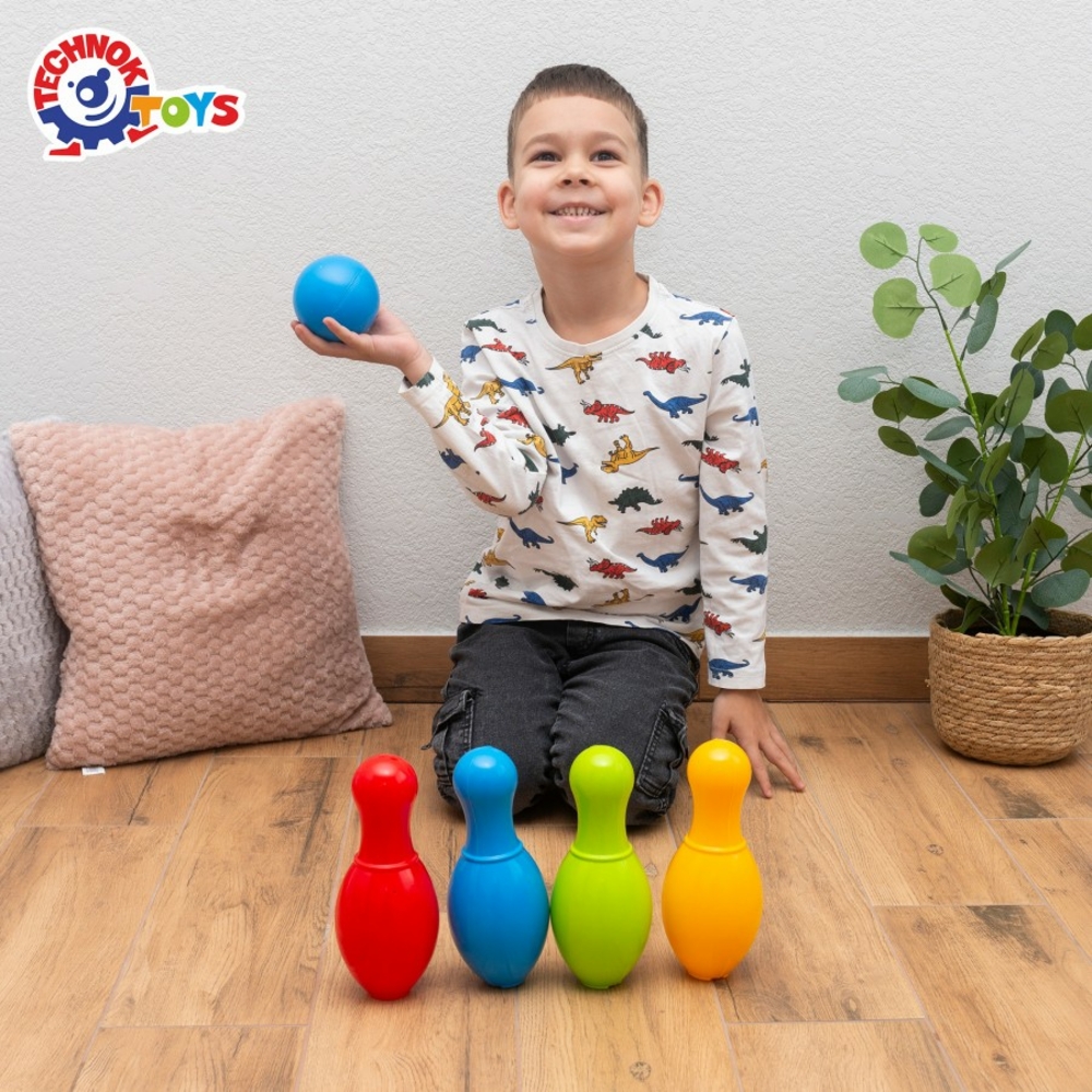 Фото, Видеообзоры іграшка  "набір для гри в боулінг технок", арт.4708