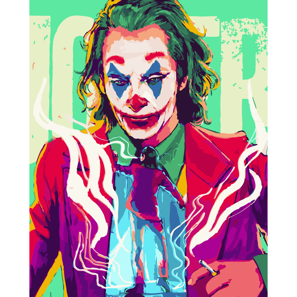 Фото, Відеоогляди картина за номерами strateg преміум плакат джокера розміром 40х50 см (gs358)