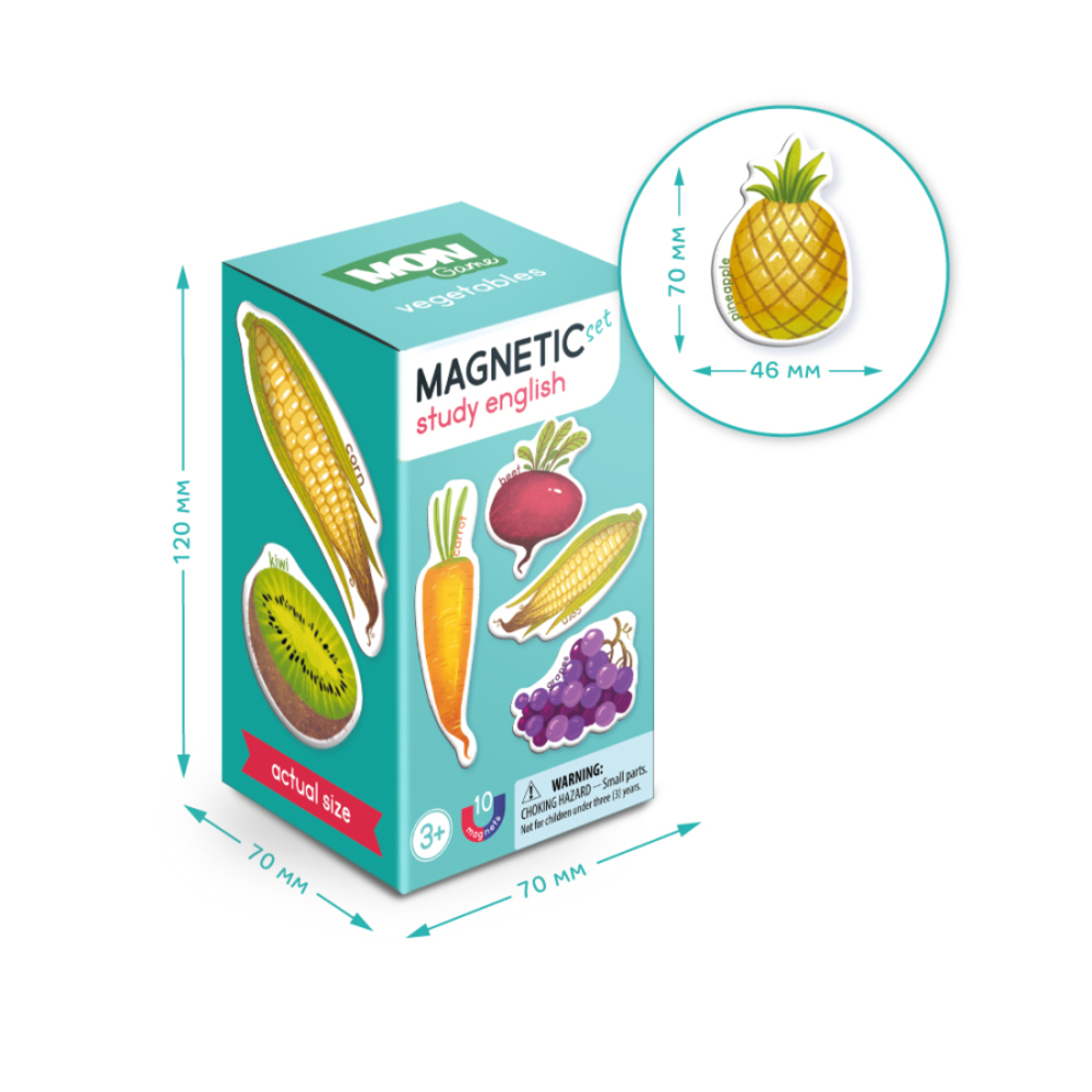 Фото, Видеообзоры набір магнітів dodo овочi