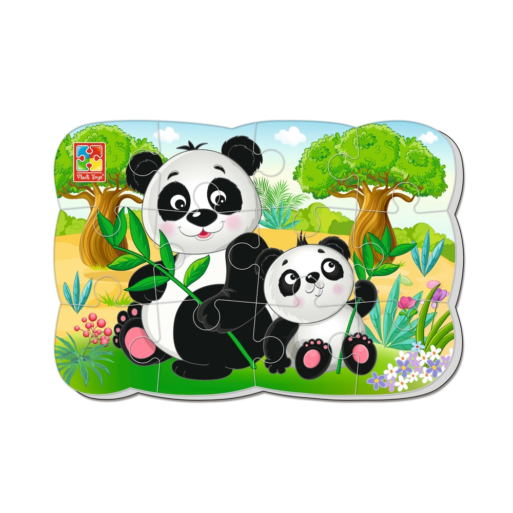 Фото, Відеоогляди пазли на магнітіа5 "пандочки" vt3205-80