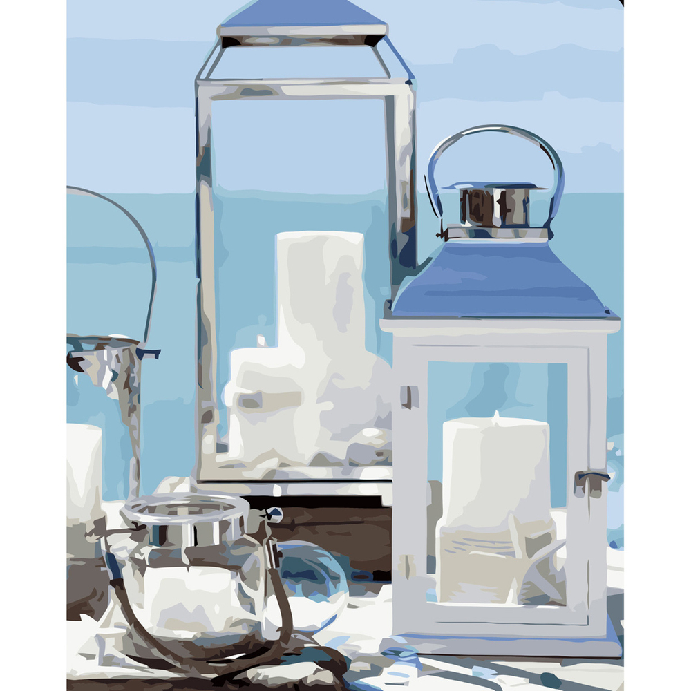 Фото, Відеоогляди картина за номерами романтика свічок strateg з лаком розміром 40х50 см (va-3569)