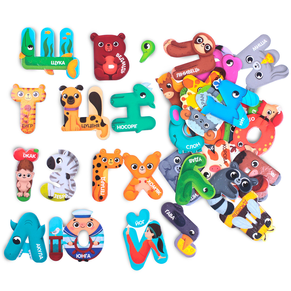 Фото, Видеообзоры гра розвиваюча vladi toys магнітна. диво-букви. абетка. vt5411-18