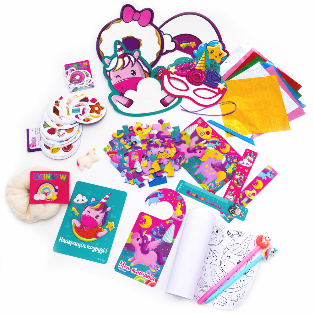 Фото, Відеоогляди набір для творчості vladi toys з сюрпризами «веселка» vt8080-06