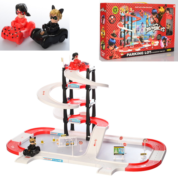 Гараж 553-129 LDC транспорт з фігуркою та дорожніми знаками