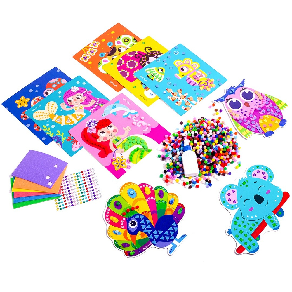 Фото, Відеоогляди набір для творчості "creative box. сова" vladi toys vt4433-08