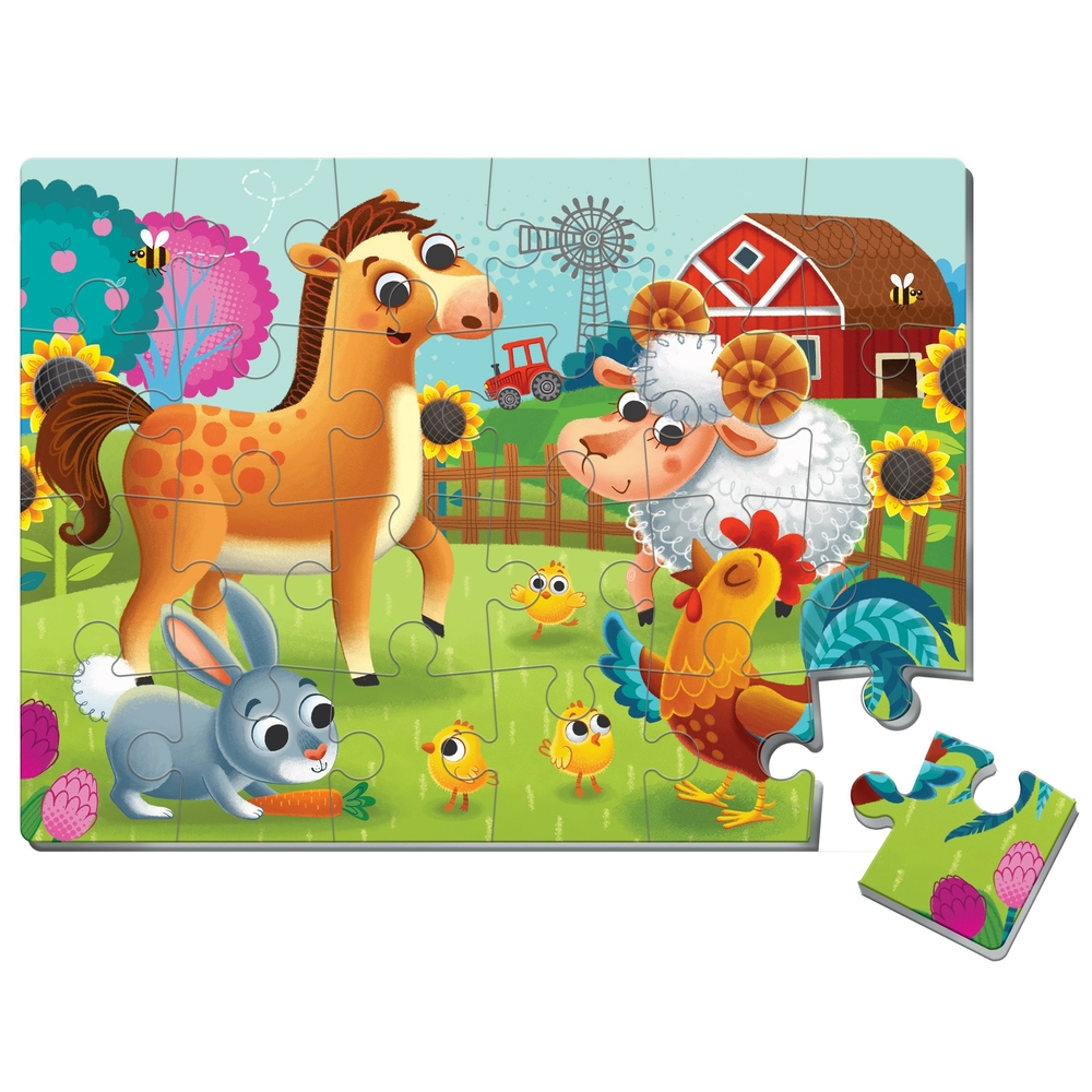 Фото, Відеоогляди м'які пазли а4 «ферма» vt1102-31