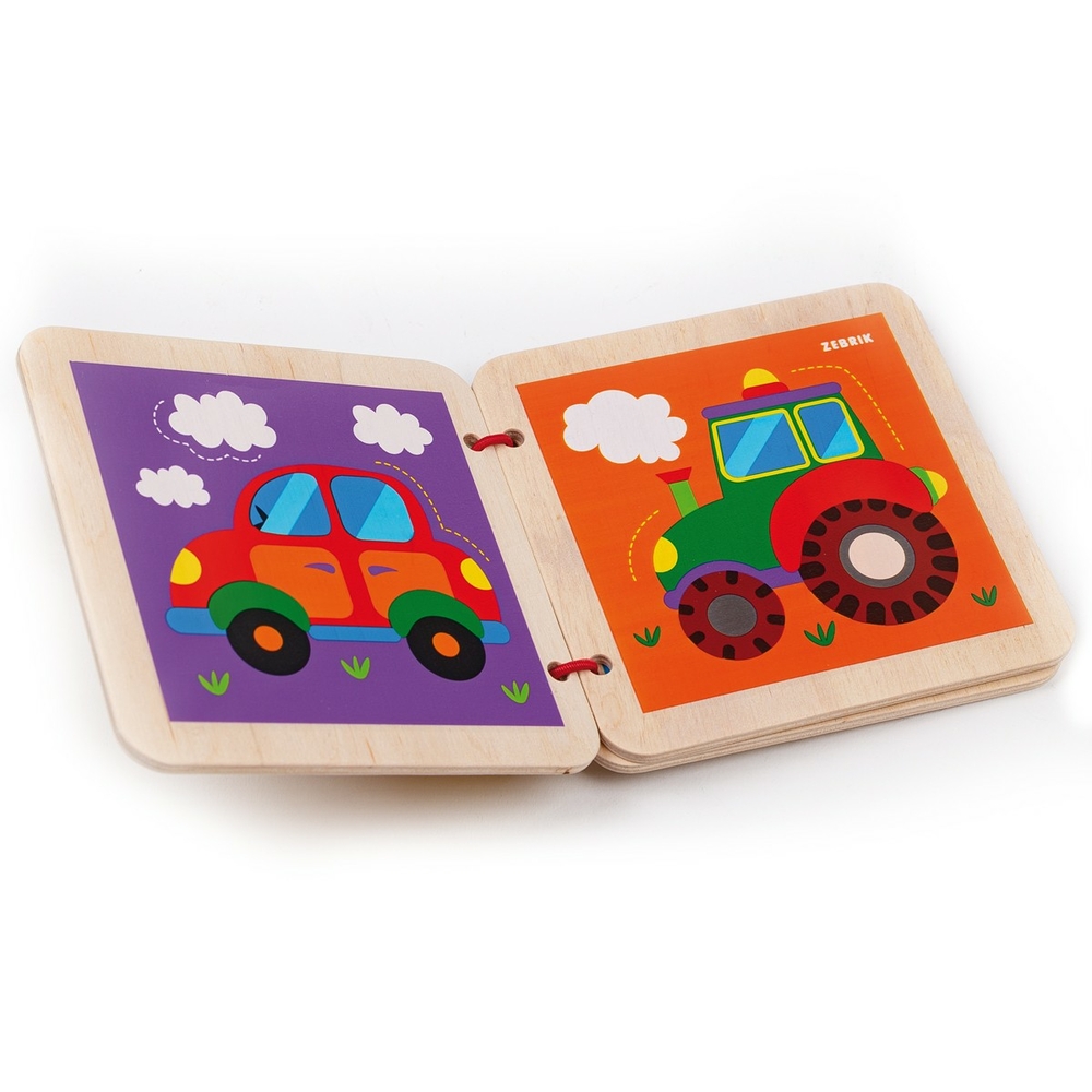 Фото, Відеоогляди дерев'яна книжечка «транспорт» rw3034