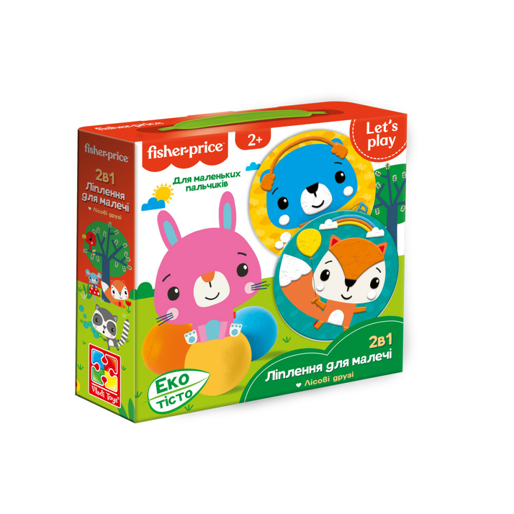 Фото, Відеоогляди набір для творчості з екотістом fisher price «лісові друзі» vt4502-04