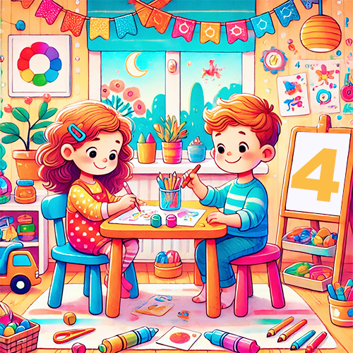 3–4 роки: Розвиток через творчість і спілкування