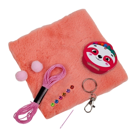 Фото, Видеообзоры набір для творчості брелок для дівчат своїми руками «лінивець» vladi toys vt4205-07