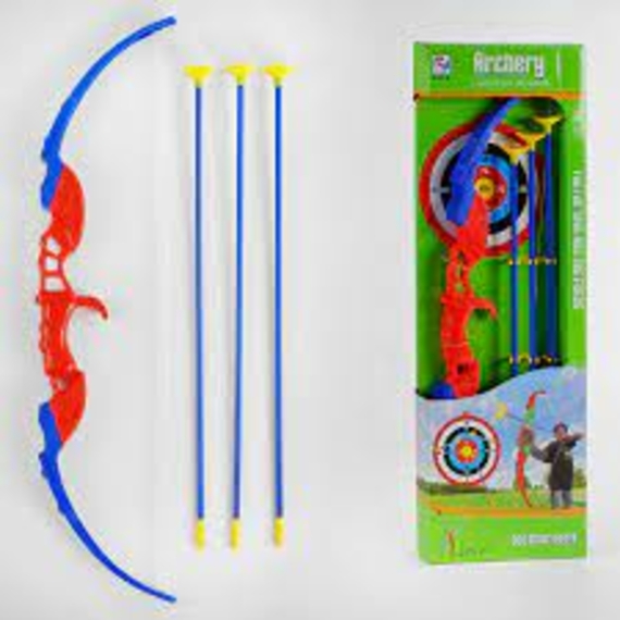 Лук зі стрілами ZY1922 (48/2) 2 види, на листі