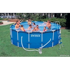 Бассейн каркасный 54946 (28236) с фильтрир.насосом и аксес 457*122см /1/