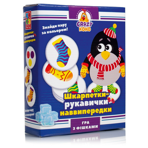 Відгуки  гра настільна vladi toys розважальна crazy koko «шкарпетки-рукавички» vt8025-05
