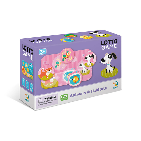Настільна гра лото Dodo Тварини та їх середовище існування