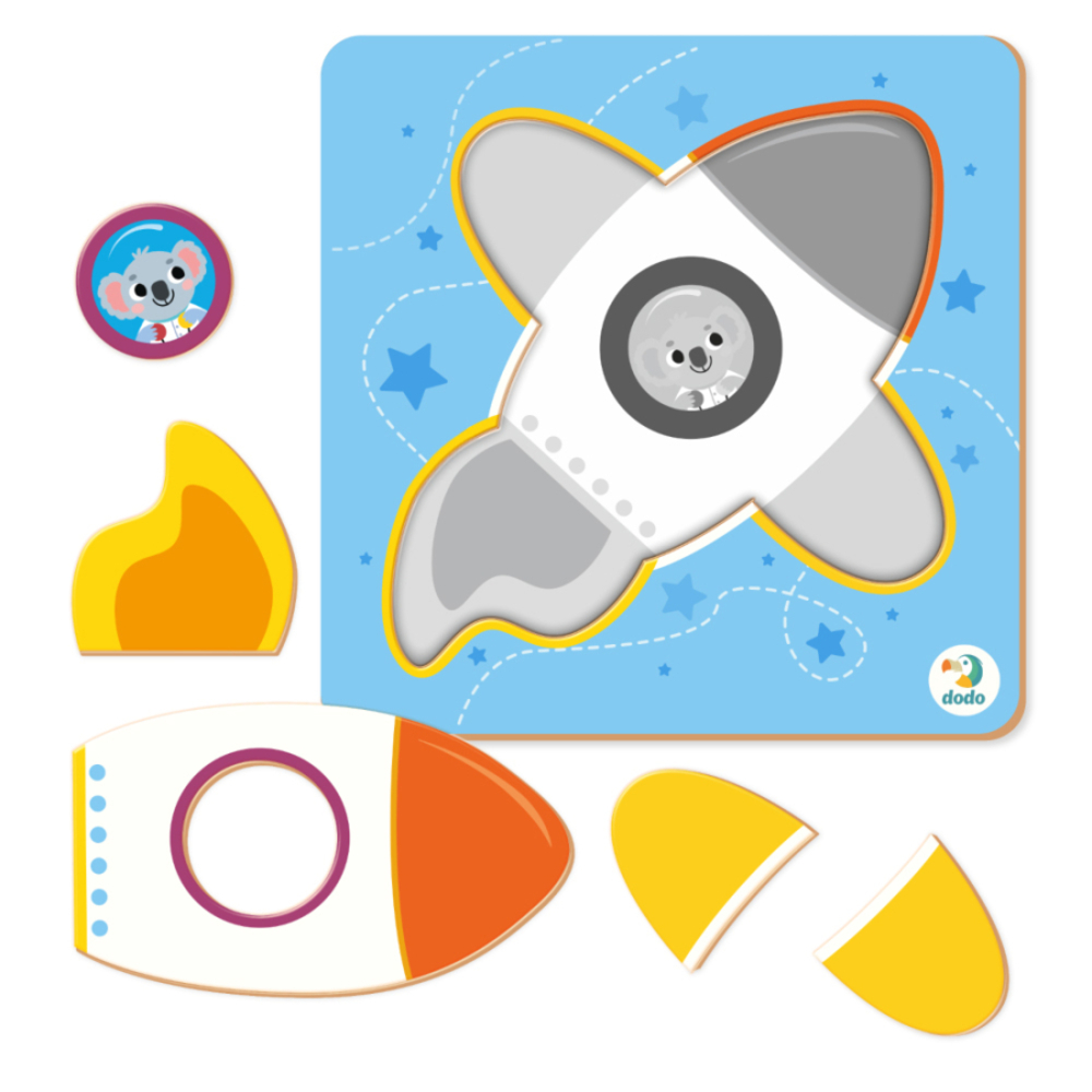 Фото, Відеоогляди пазл-сортер dodo ракета