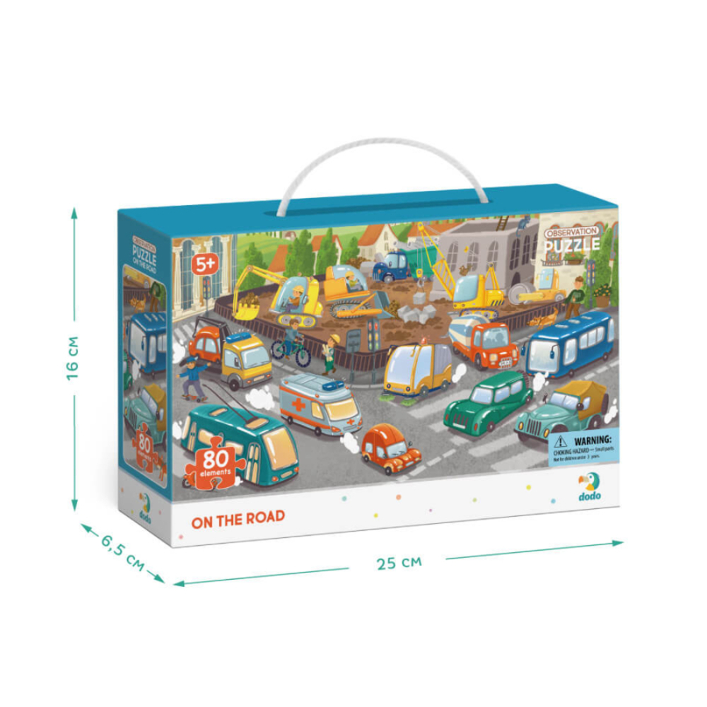 Фото, Відеоогляди пазл обсерваційний dodo обережно на дорозі