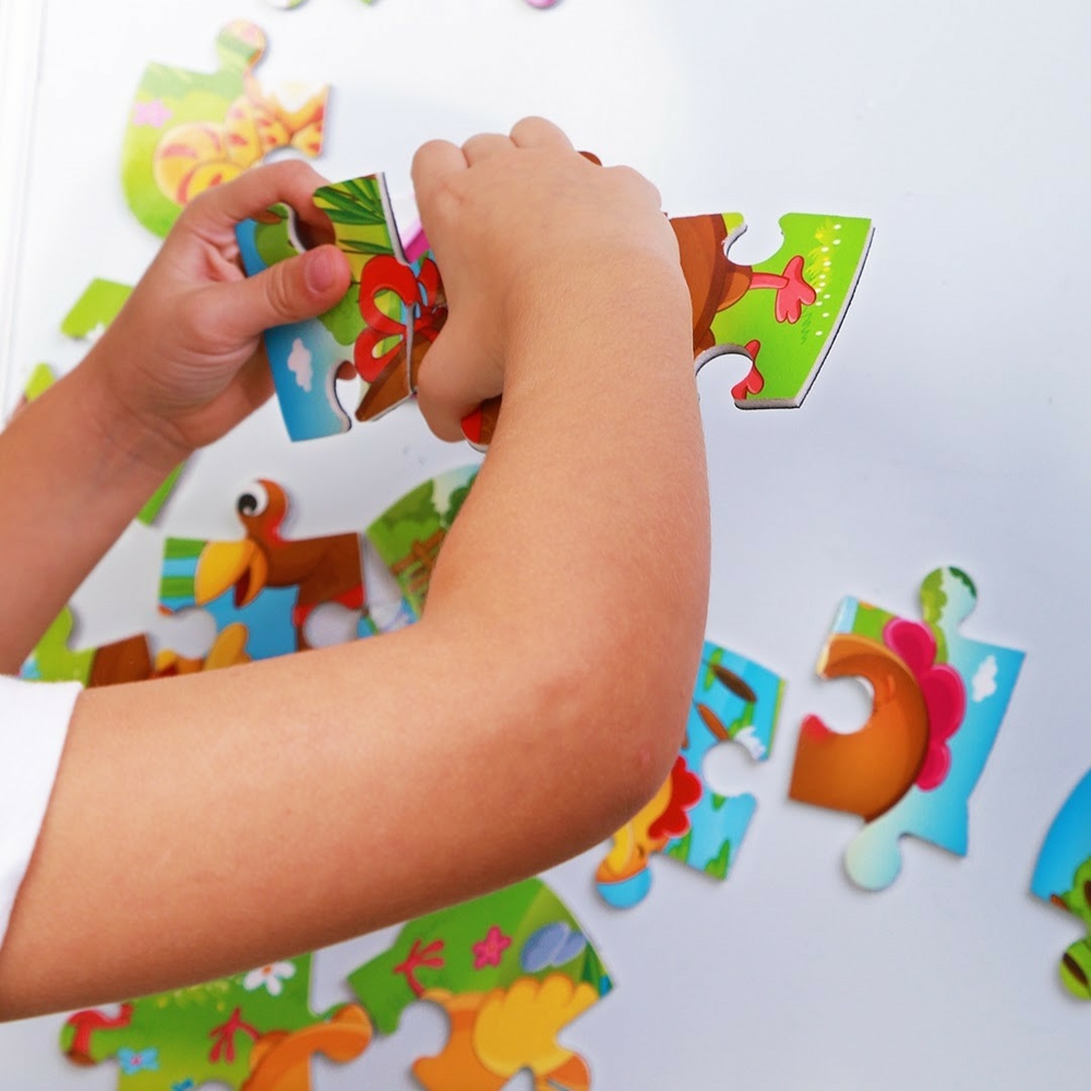 Фото, Відеоогляди пазли на магніті а5 "курочка та курча" vt3205-78