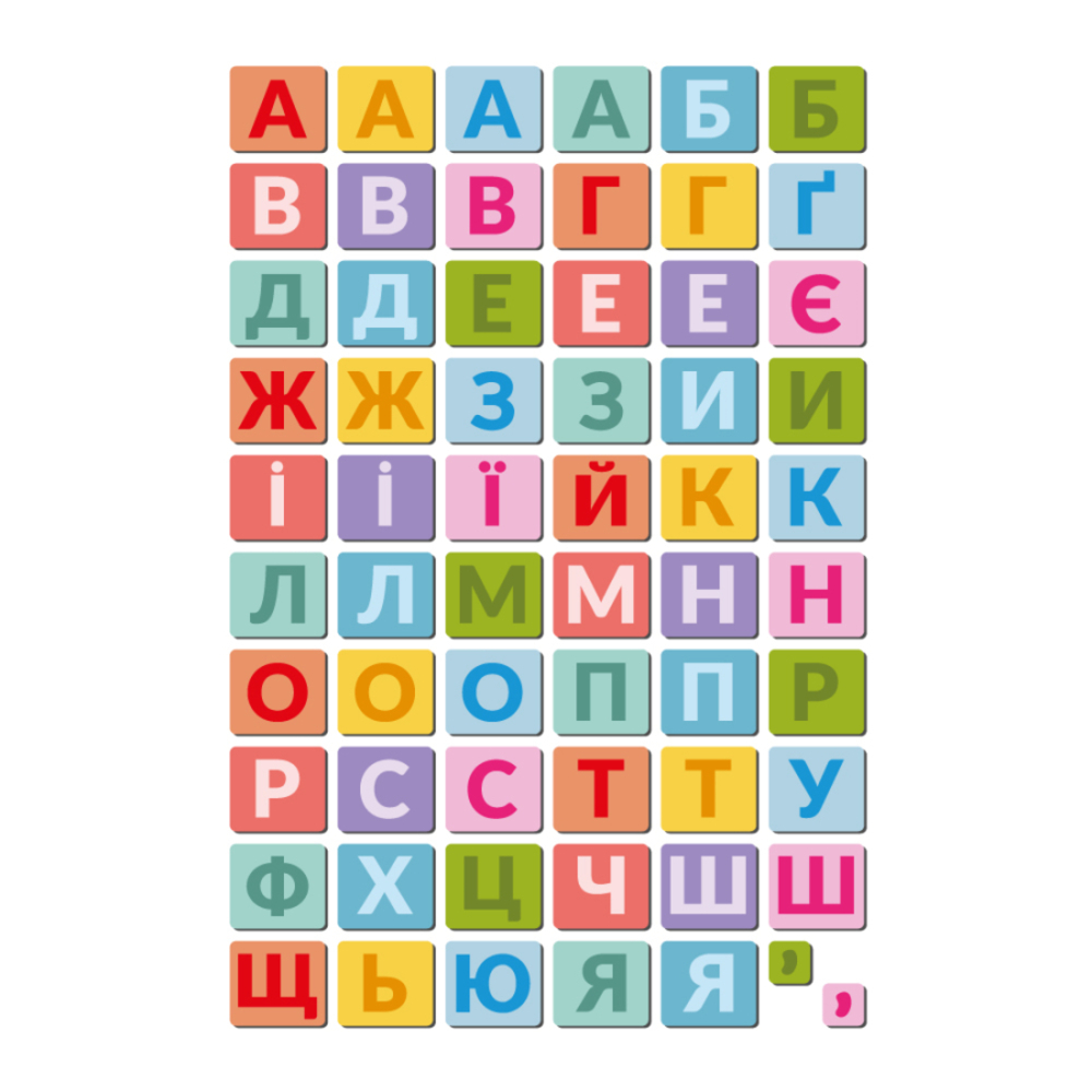 Фото, Видеообзоры набір магнітів dodo магнітні українські літери