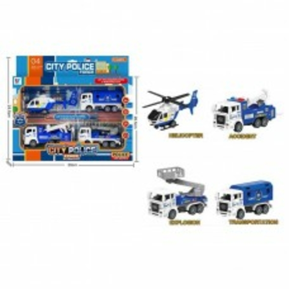 Набір спецтехніки 05-5 (72) поліція, інерц, в кор