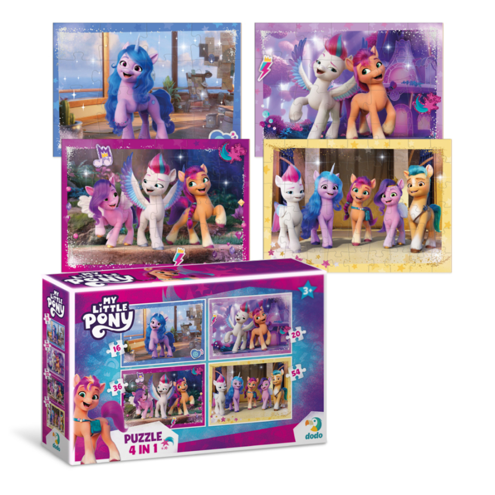 Фото, Відеоогляди пазл 4в1 dodo my little pony нове покоління