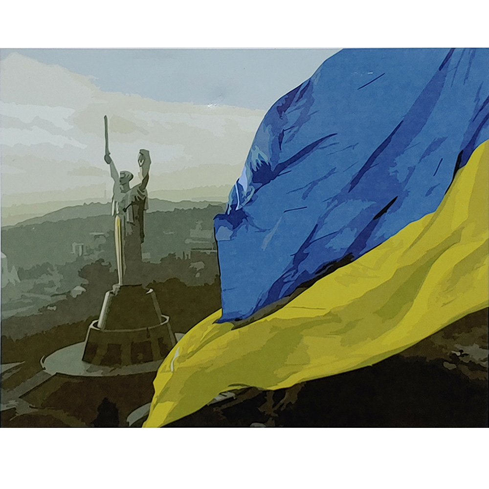 Фото, Видеообзоры картина за номерами strateg преміум батьківщина мати з лаком розміром 40х50 см (sy6935)