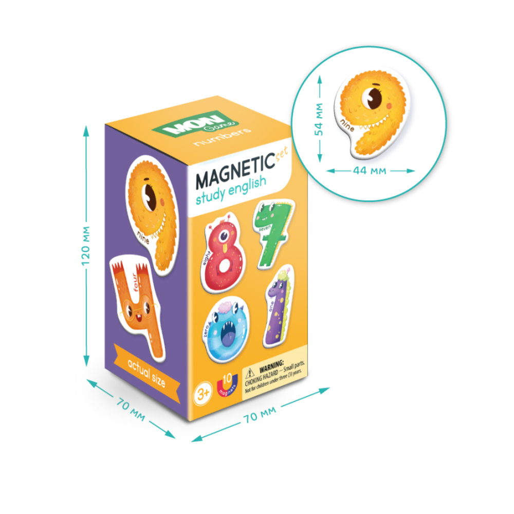 Фото, Відеоогляди набір магнітів dodo цифри