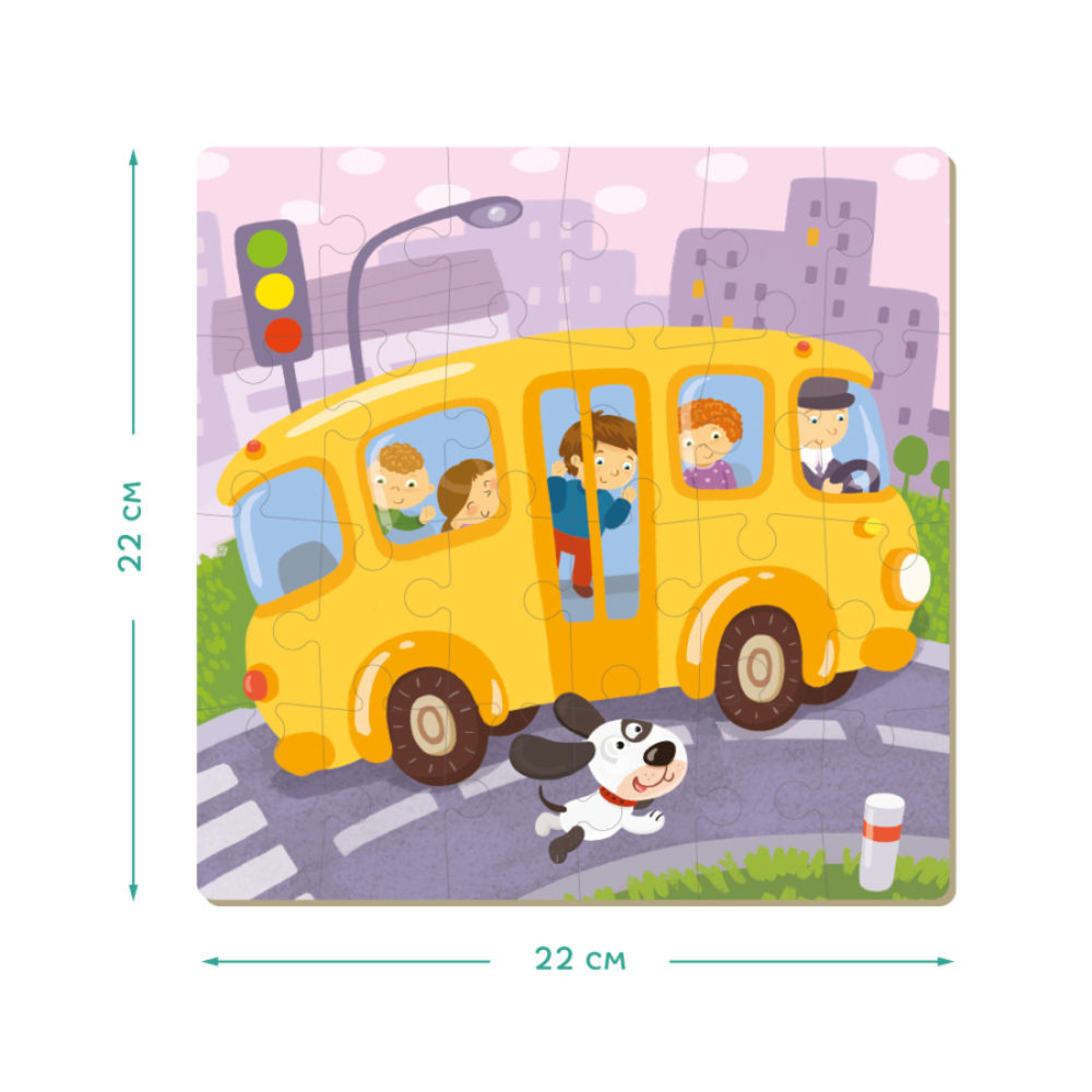 Фото, Видеообзоры пазл 4в1 dodo транспорт