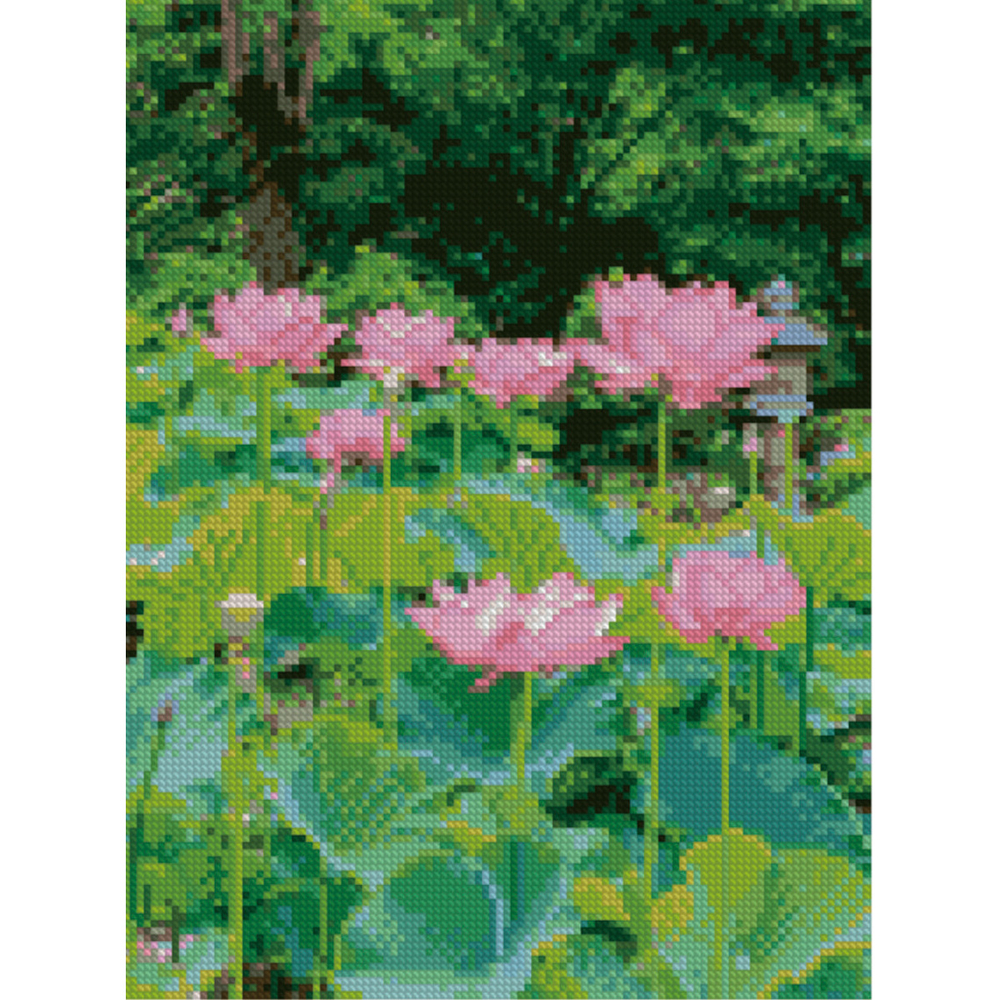 Фото, Відеоогляди алмазна мозаїка strateg преміум яскрава природа 30х40 см hx144