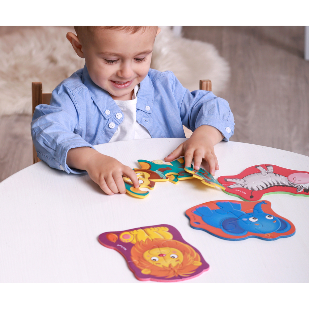 Фото, Відеоогляди бебі пазли «дитинчата. зоопарк» vt1106-88