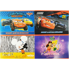 Альбом для малювання на пружині 24/120 глітер