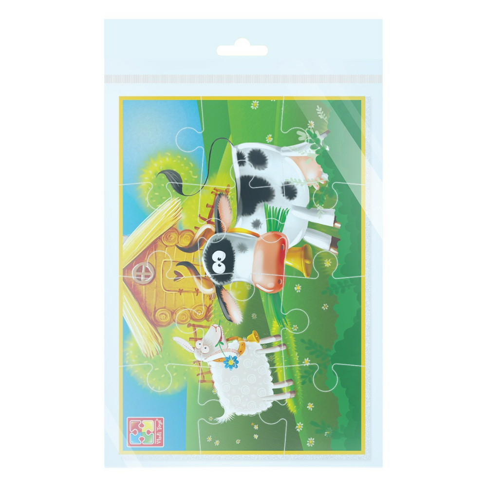 Фото, Відеоогляди гра розвиваюча vladi toys м'які пазли а5 малюк зможе "ферма"