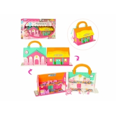 Будиночок SL32526 з ручкою 16см меблі та фігурки