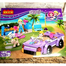 Конструктор COGO Girls 4549 (салон, машина) 182 деталі
