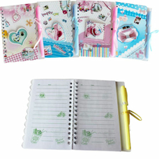 Блокнот дит. з ручкою А6, 40 арк. Т30-10--8-9