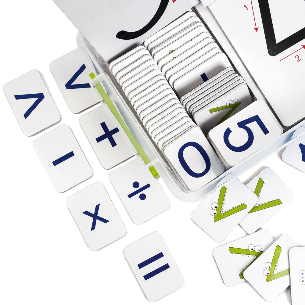 Фото, Відеоогляди демонстраційний магнітний набір цифр та математичних знаків vt5555-02