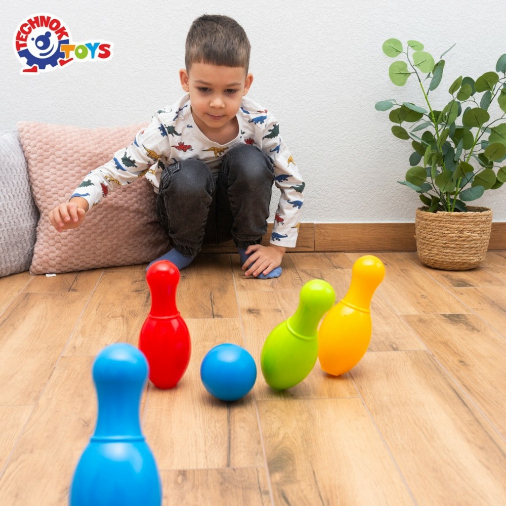 Фото, Видеообзоры іграшка  "набір для гри в боулінг технок", арт.4708