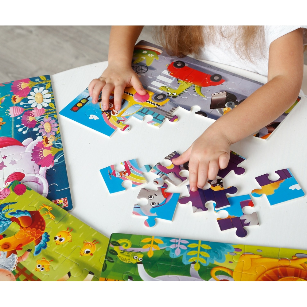 Фото, Відеоогляди м'які пазли а4 «транспорт» vt1102-32