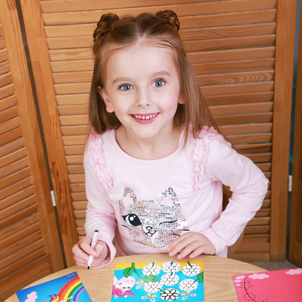 Фото, Видеообзоры гра з маркером «пиши та витирай. єдинороги» vt5010-17