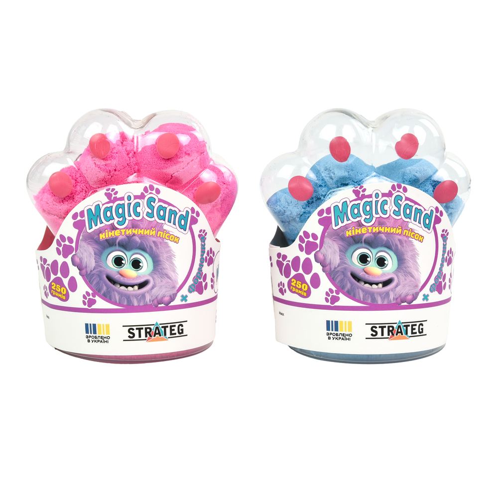 Фото, Видеообзоры кінетичний пісок magic sand strateg 0,250 кг (39407)