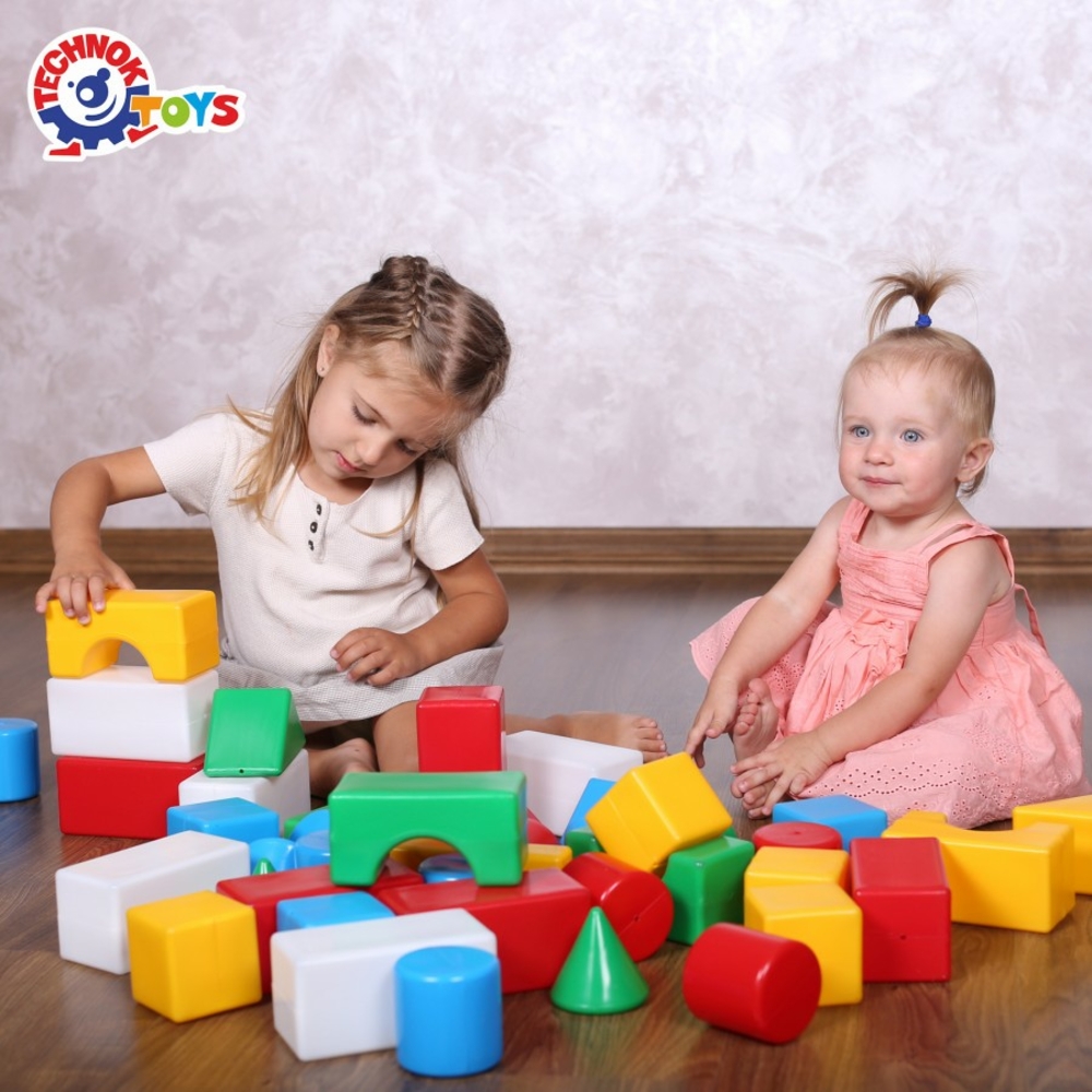 Фото, Відеоогляди набір будівельних елементів "веселка 1 технок", арт.2599