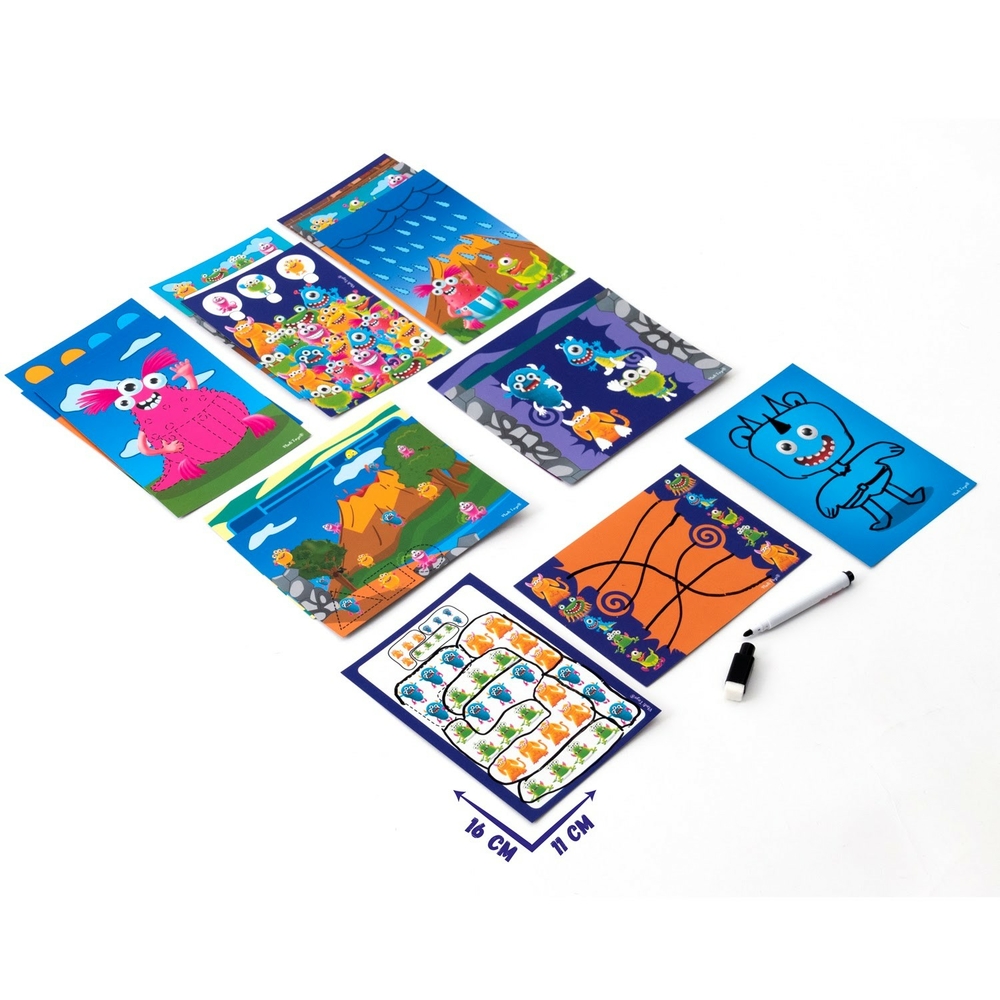 Фото, Видеообзоры гра з маркером «пиши та витирай. монстрики» vt5010-18