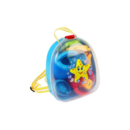 Фото, Видеообзоры іграшка "набір для гри з піском у рюкзаку технок", арт.8881