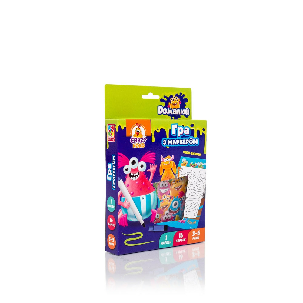 Фото, Видеообзоры гра з маркером «пиши та витирай. монстрики» vt5010-18