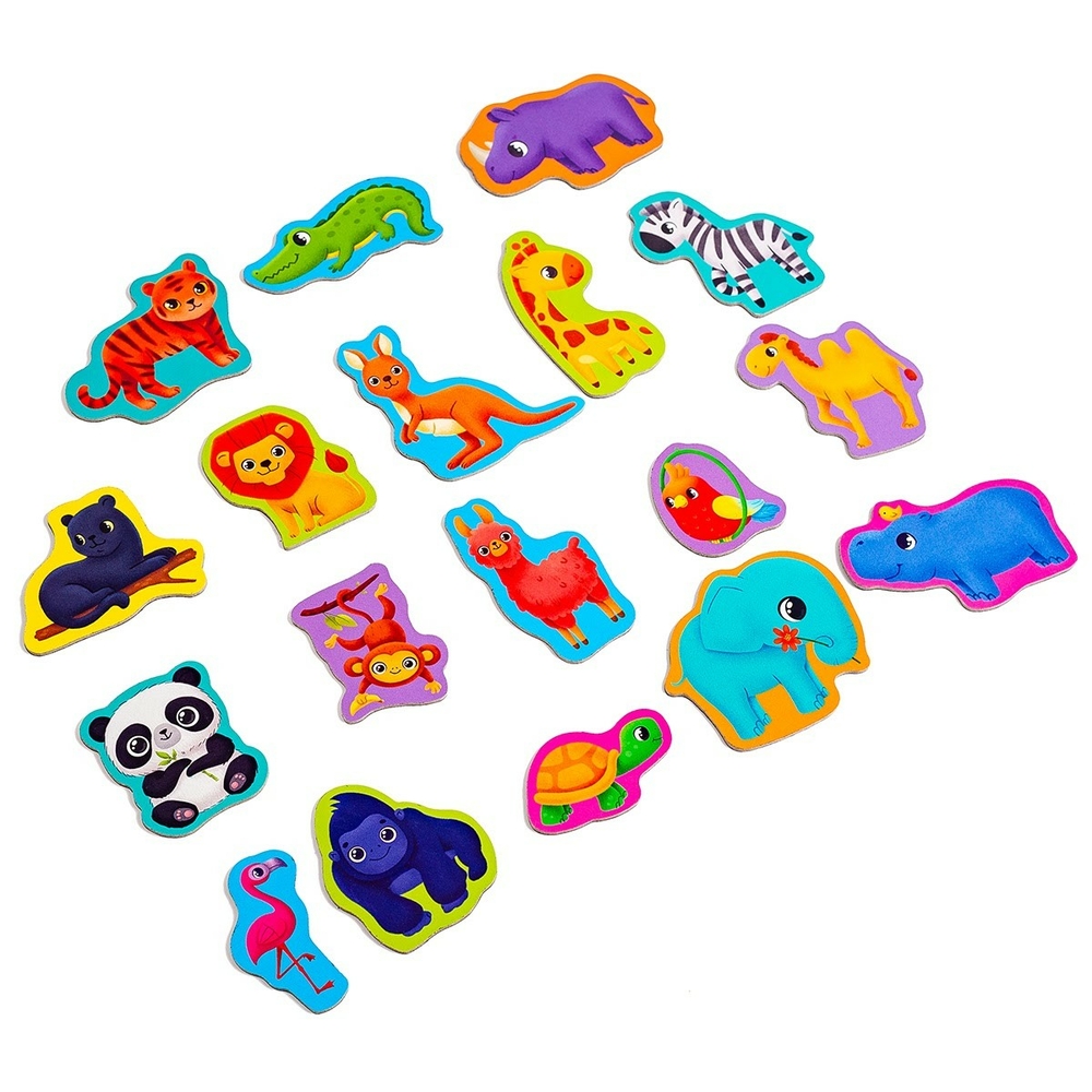 Фото, Відеоогляди набір магнітів «зоопарк» vt3106-25