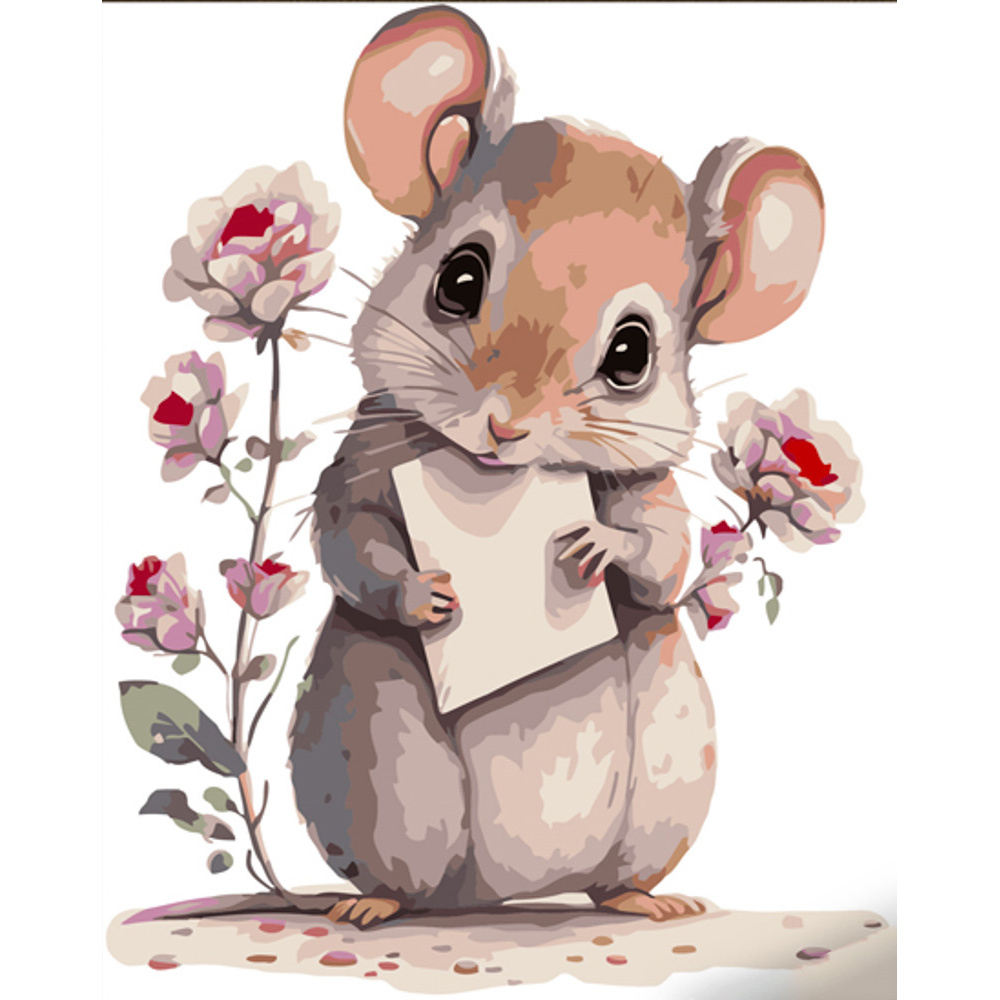 Фото, Видеообзоры картина за номерами strateg преміум мишеня з листом з лаком розміром 30х40 см (ss6682)