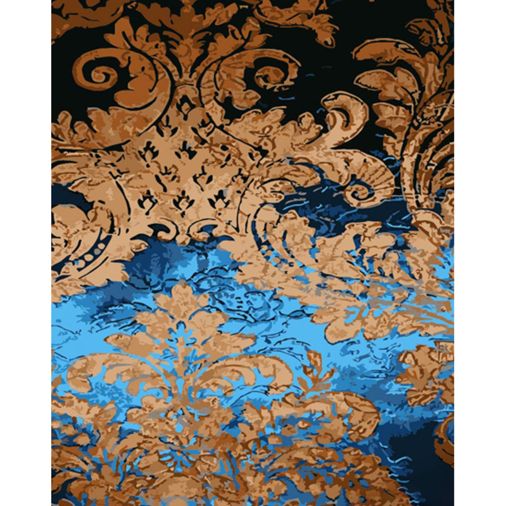 Фото, Відеоогляди картина за номерами strateg преміум винтончений візерунок з лаком та з рівнем розміром 40х50 см (gs1451)