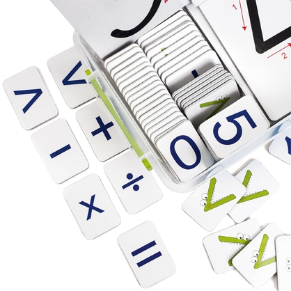 Фото, Відеоогляди демонстраційний магнітний набір цифр та математичних знаків vt5555-02